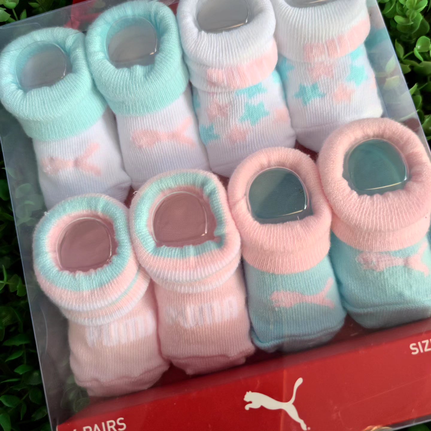 Set 4 booties Puma 0-12 meses