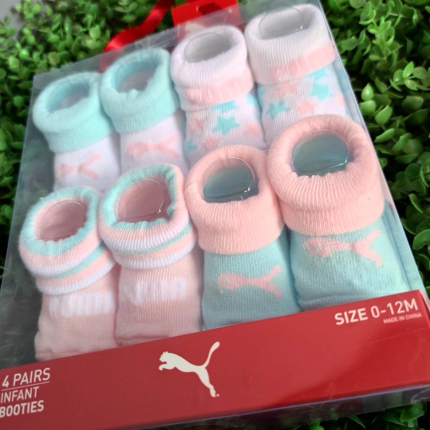 Set 4 booties Puma 0-12 meses
