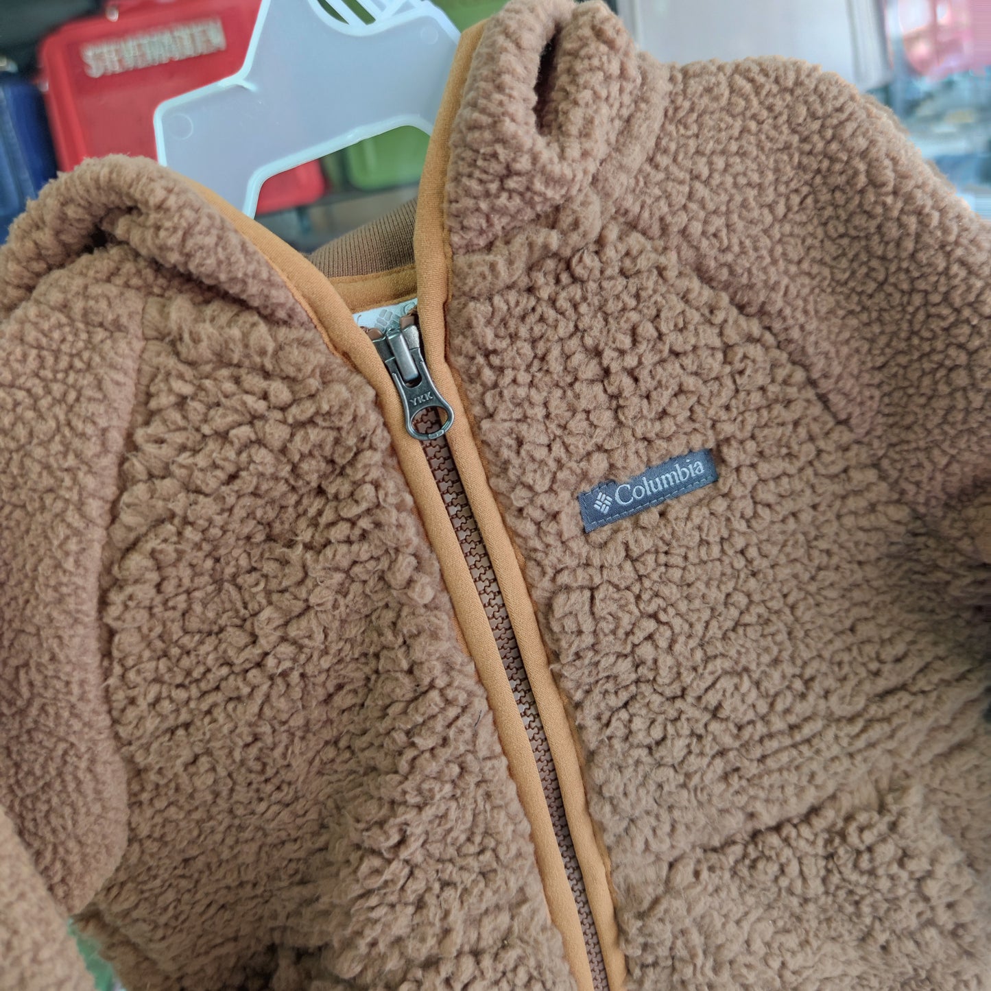 Chaqueta osito polar Columbia talla 12/18 meses