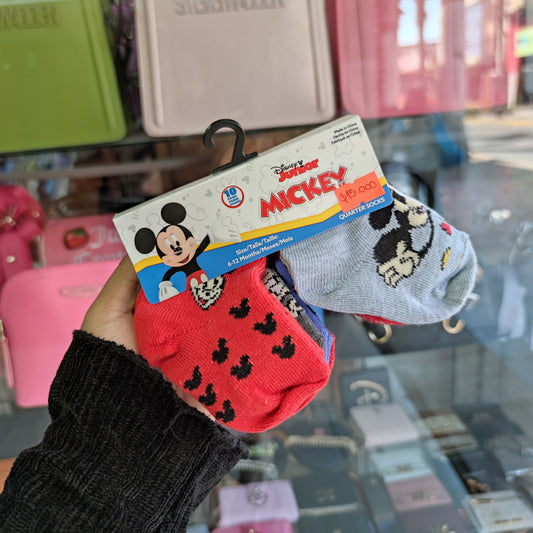 10 pares calcetas Mickey mouse talla 6/12 meses