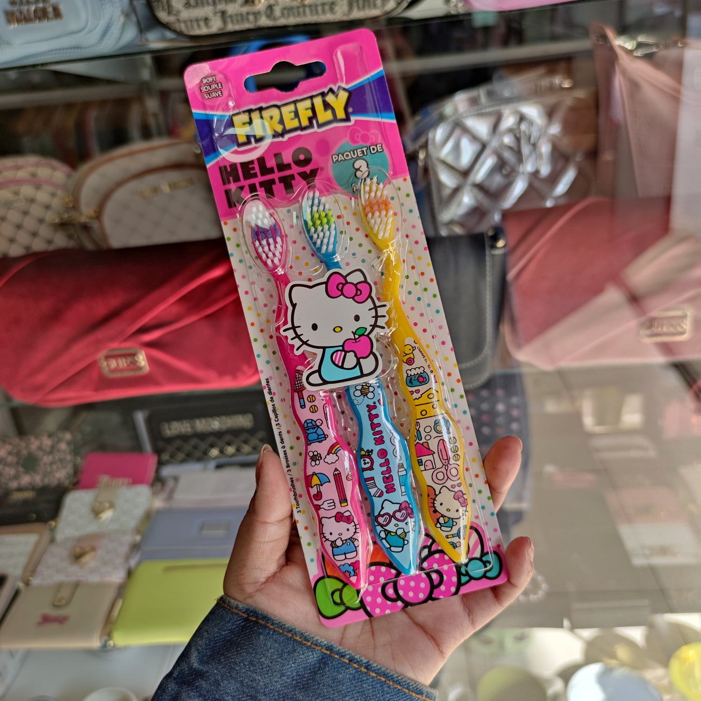 Set 3 cepillo de dientes Hello Kitty Sanrio