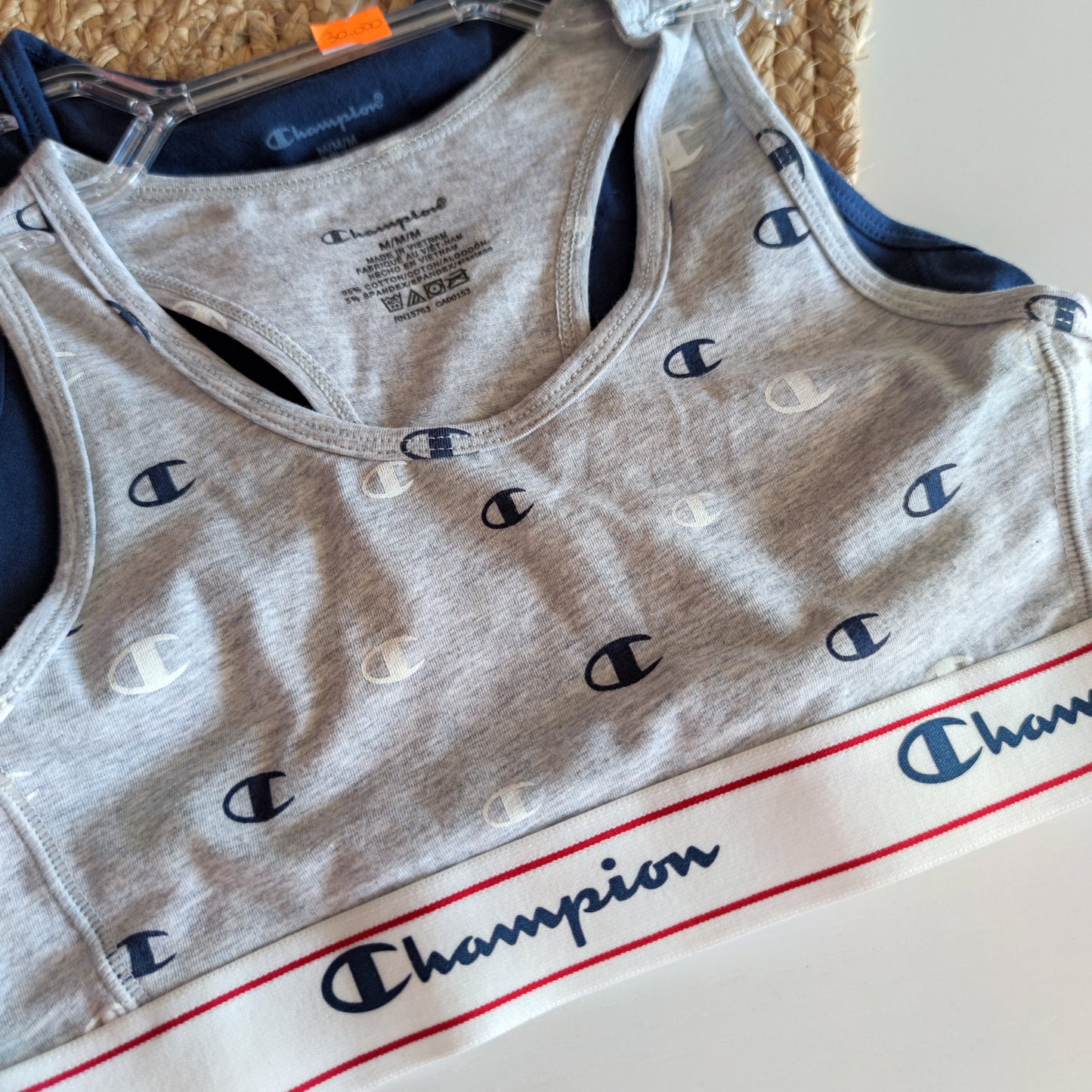 Set de 2 bralette Champion talla M