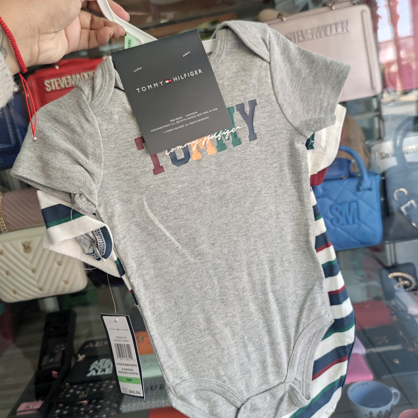 Set bodysuit Tommy Hilfiger talla 18 meses