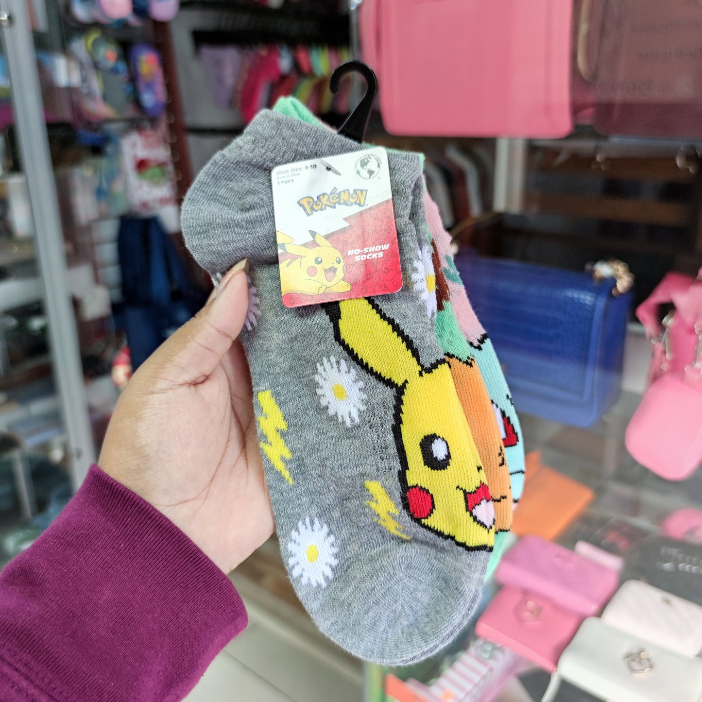 3 pares calcetas Pokémon 36-41 eur