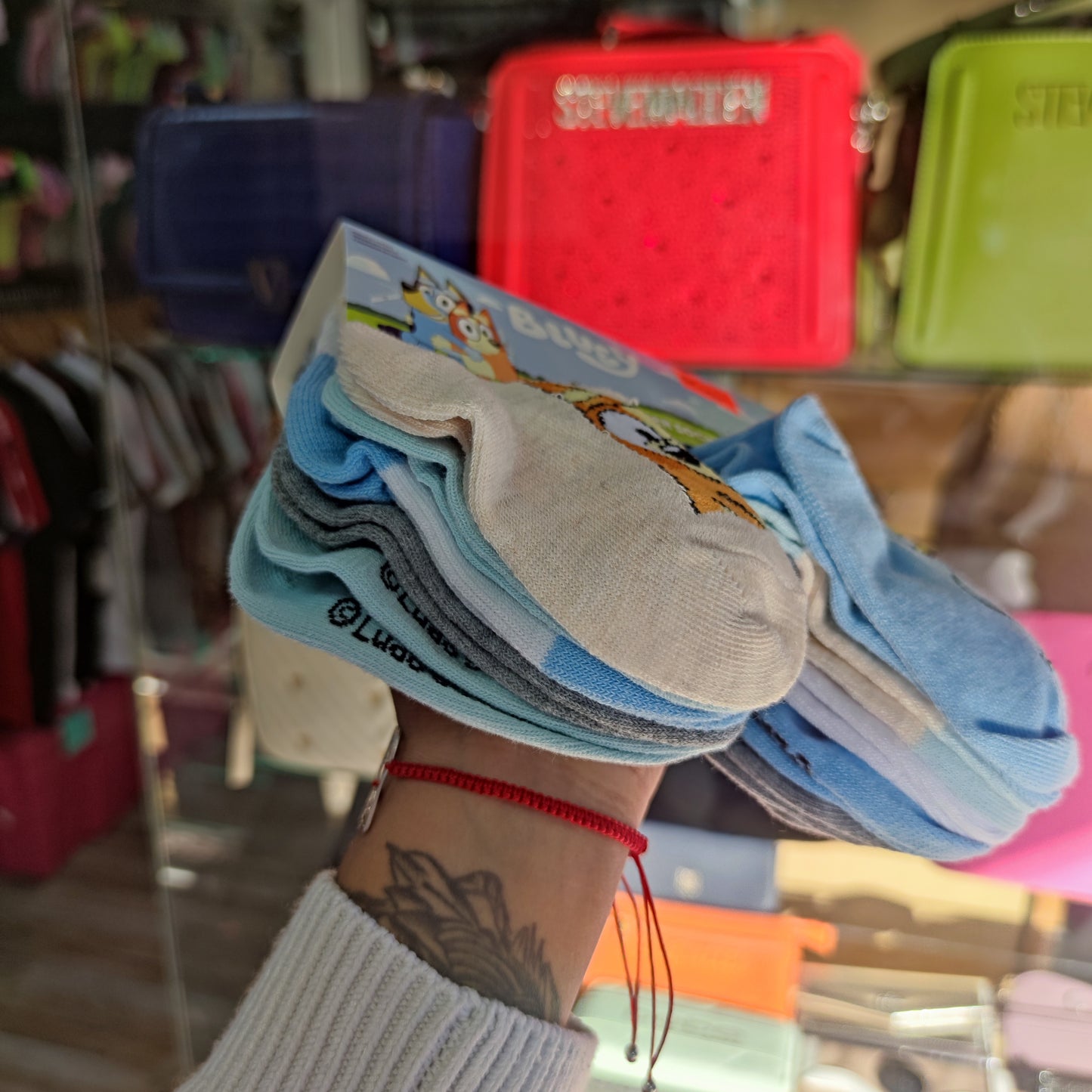 10 pares calcetas Bluey talla 4/7 años