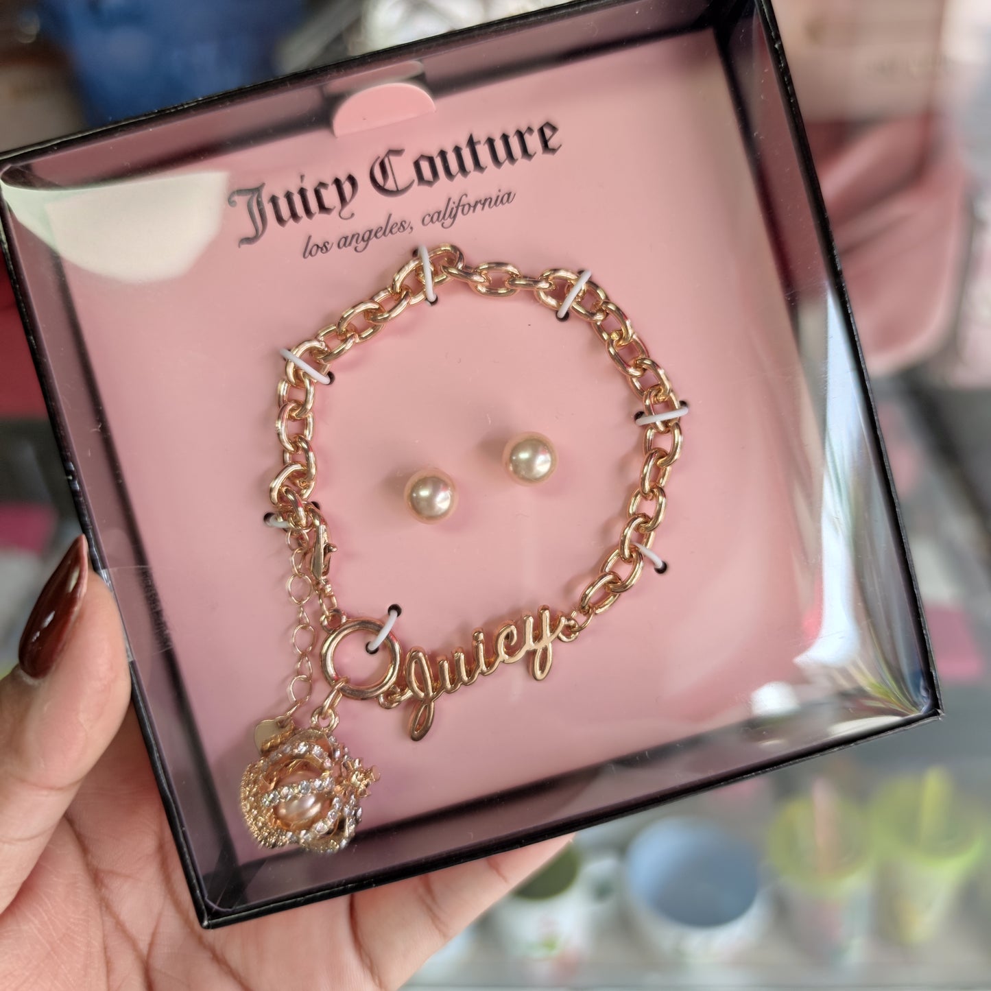 Brazalete + aros Juicy couture