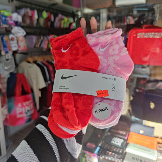 6 pares calcetas Nike talla 27-35 eu