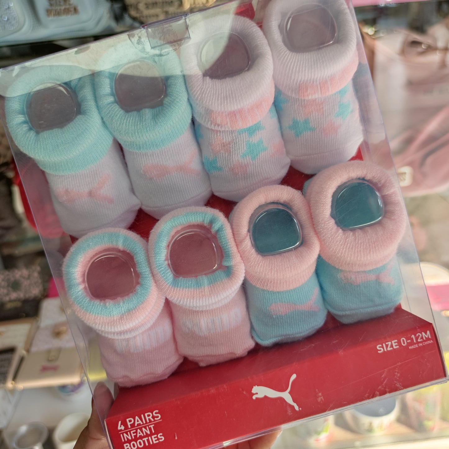 Set 4 booties Puma 0-12 meses