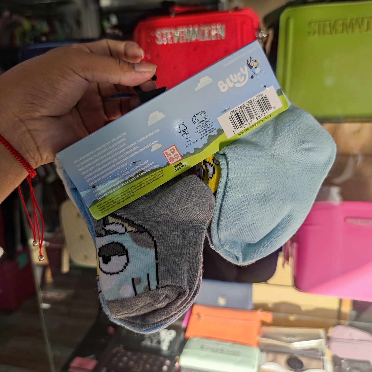 10 pares calcetas Bluey talla 4/7 años