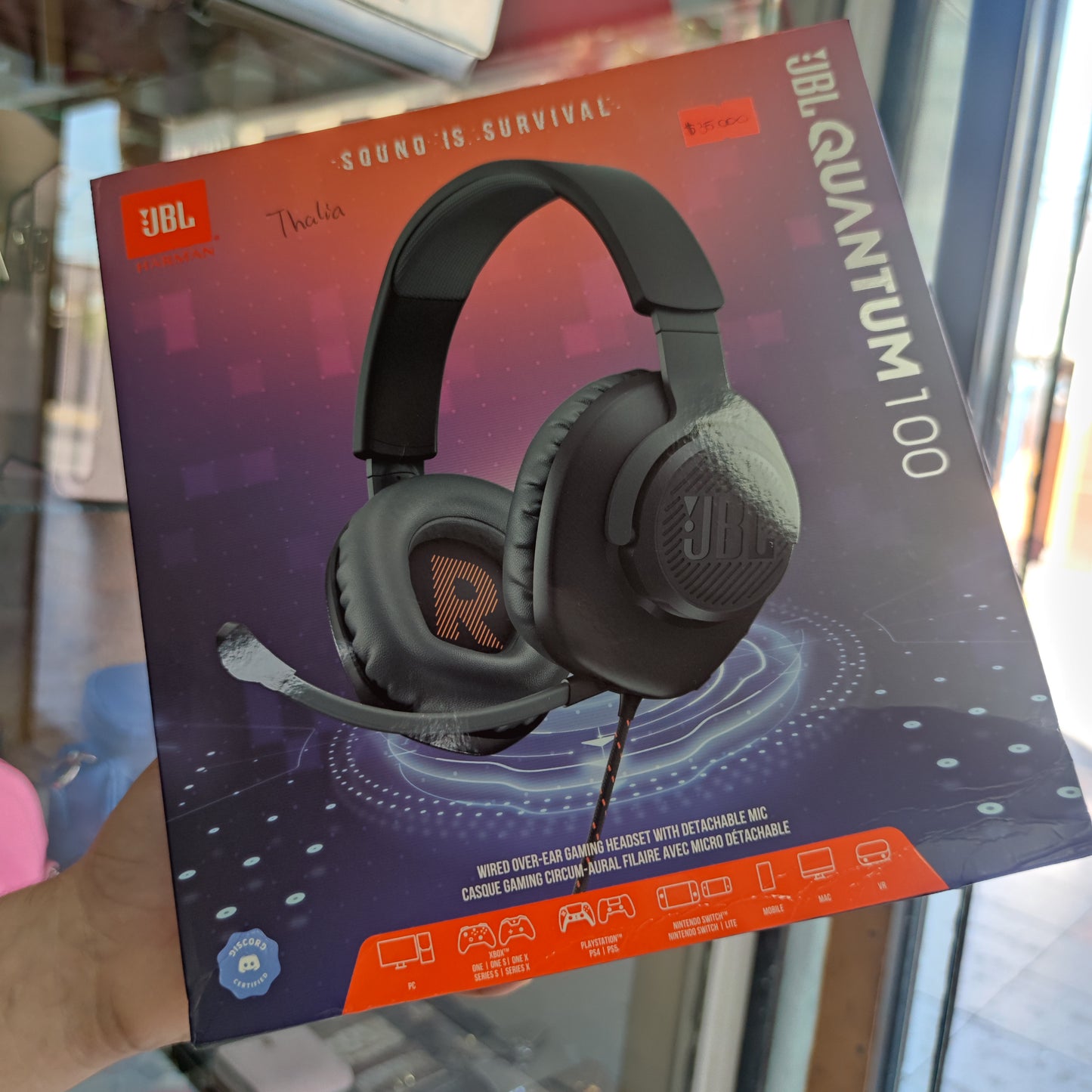 Audífonos JBL Quantum 100