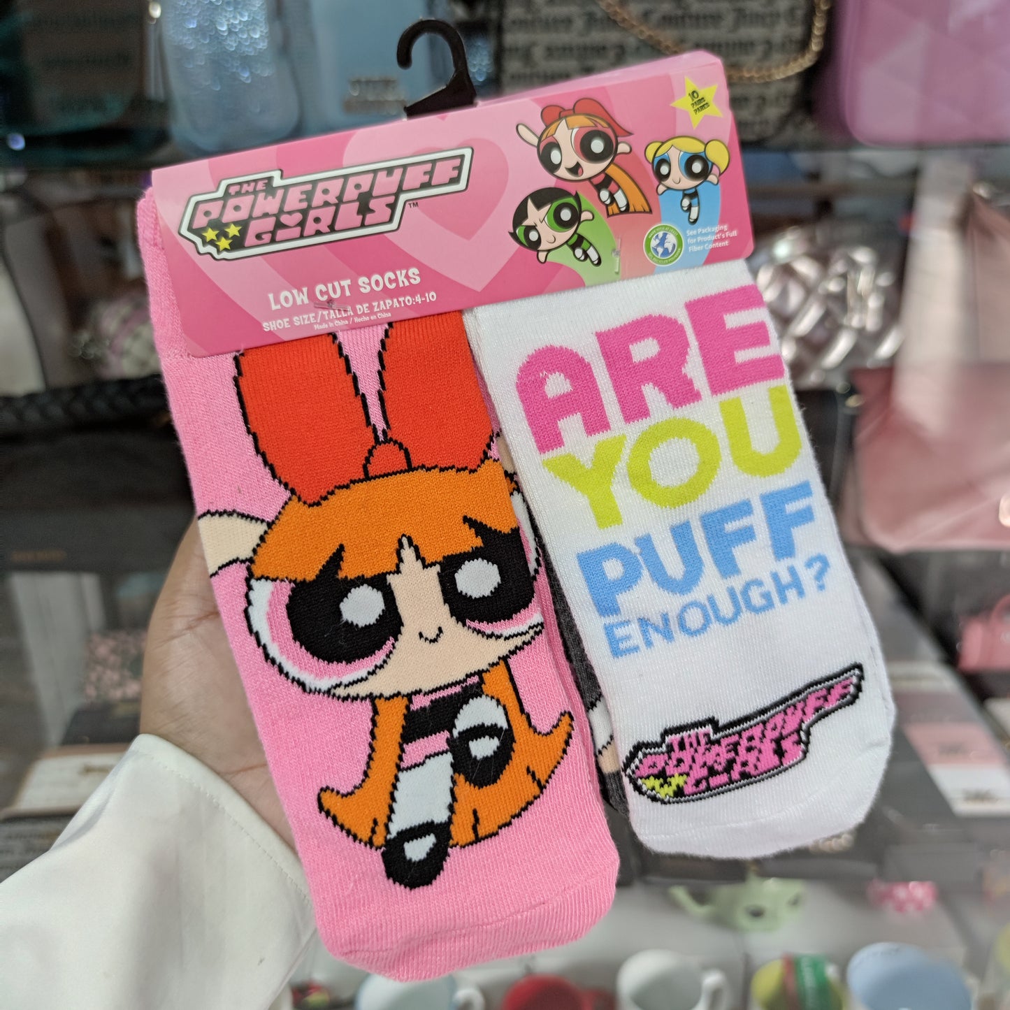 10 pares calcetas PowerPuff girls 36-41 eu