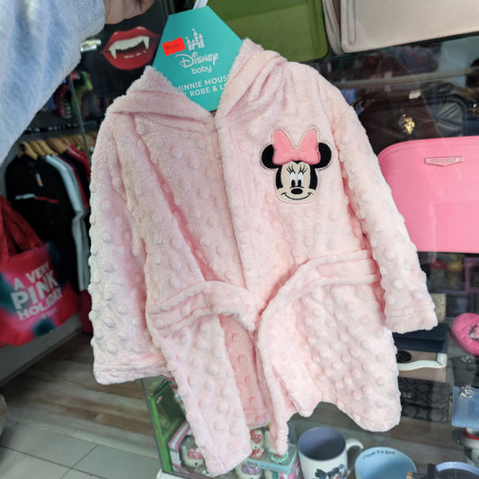 Bata Minnie mouse talla 0/12 meses
