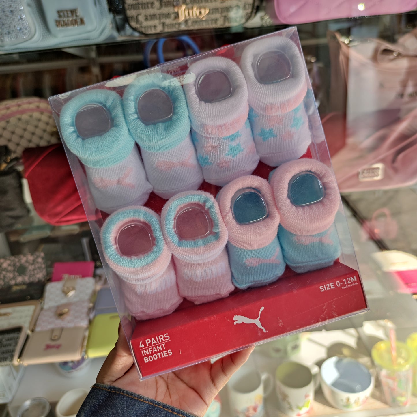 Set 4 booties Puma 0-12 meses