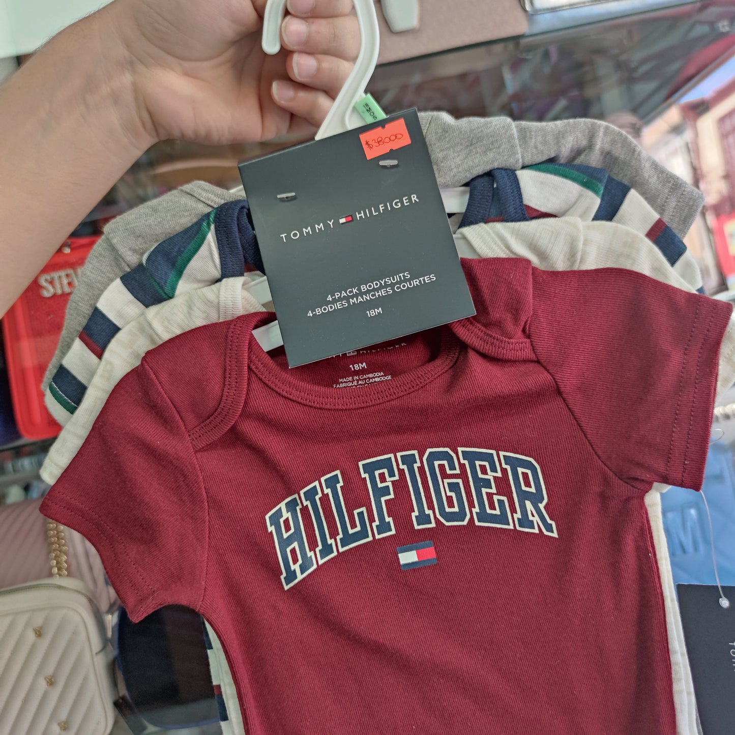 Set bodysuit Tommy Hilfiger talla 18 meses