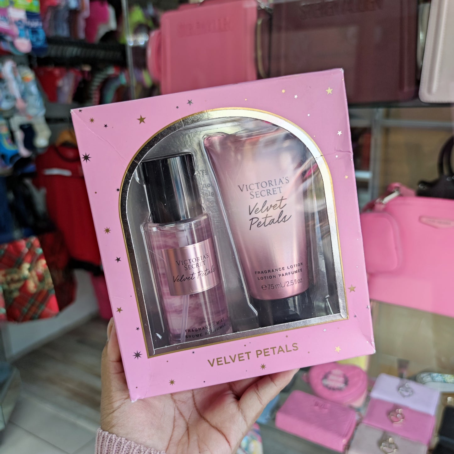 Set loción + mist Velvet petals Victorias secret 75ml