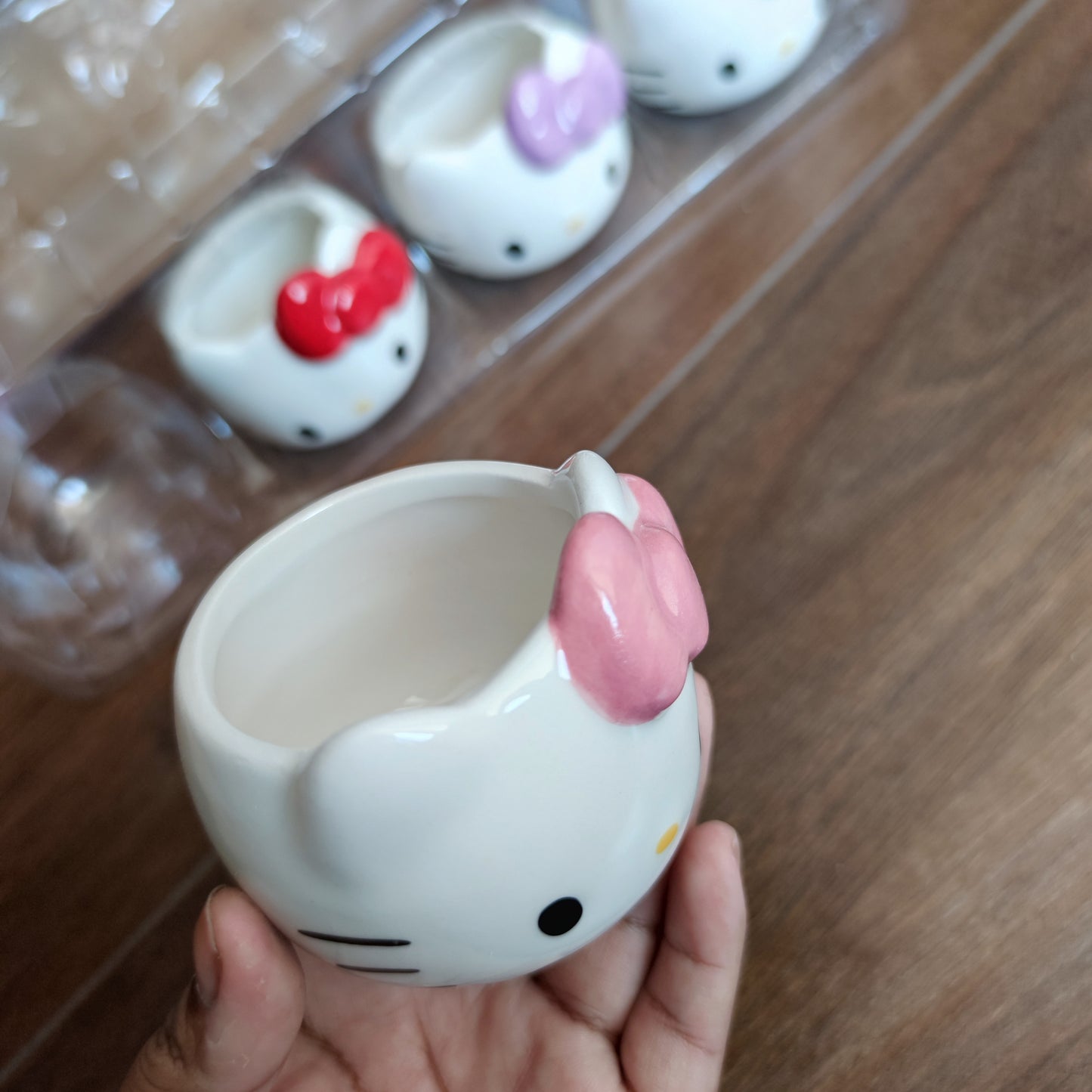 Set 4 mini tacitas Hello Kitty Sanrio