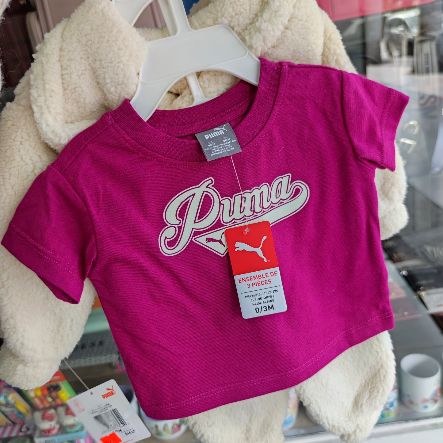 Conjunto 3 piezas Puma 0/3-3/6 meses