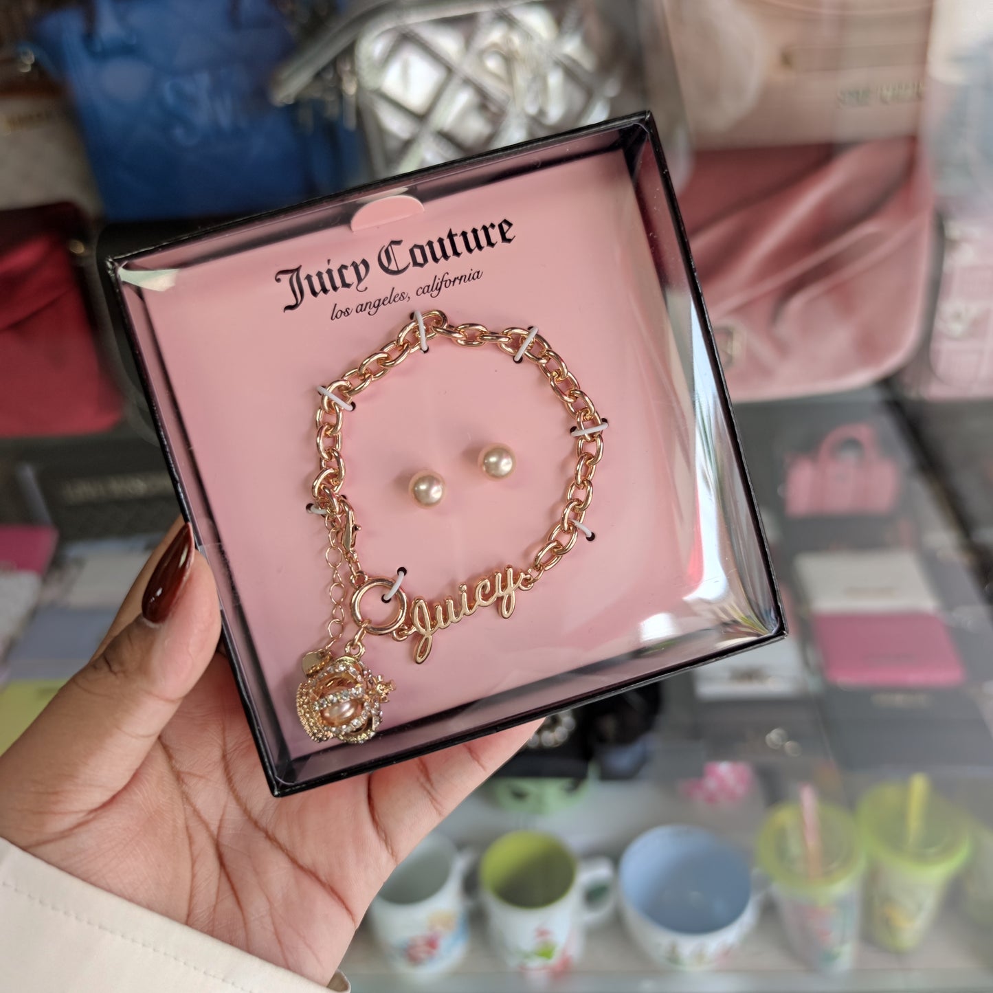 Brazalete + aros Juicy couture