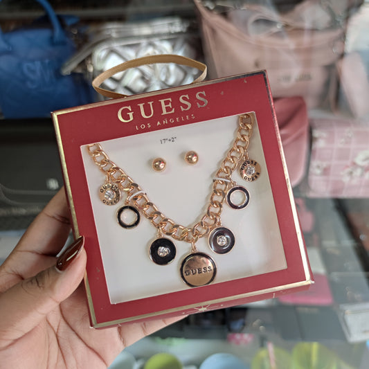 Collar + aros Guess