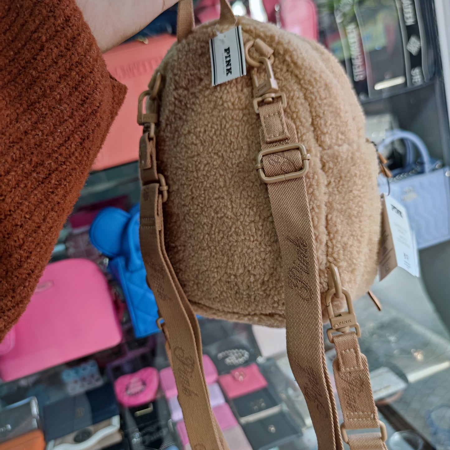 Mochila convertible crossbody PINK