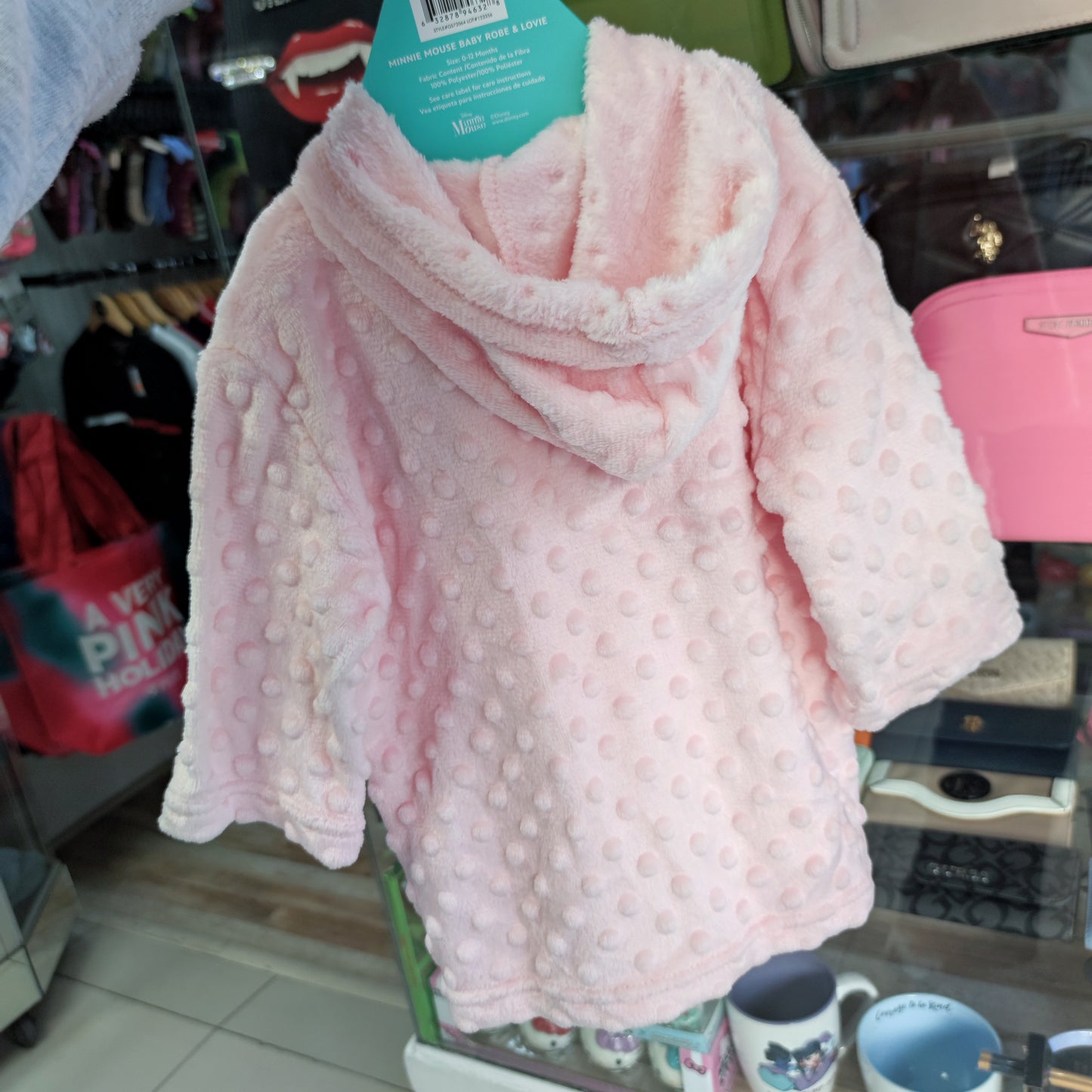Bata Minnie mouse talla 0/12 meses