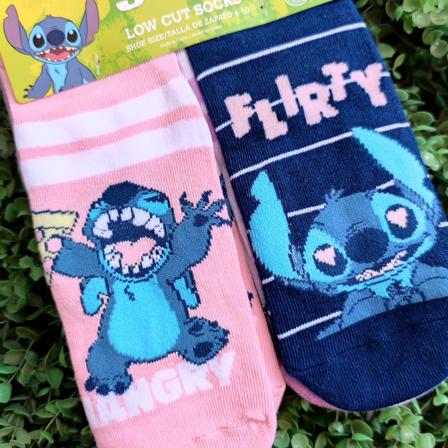 10 pares calcetas Stitch Disney 36-41 eur