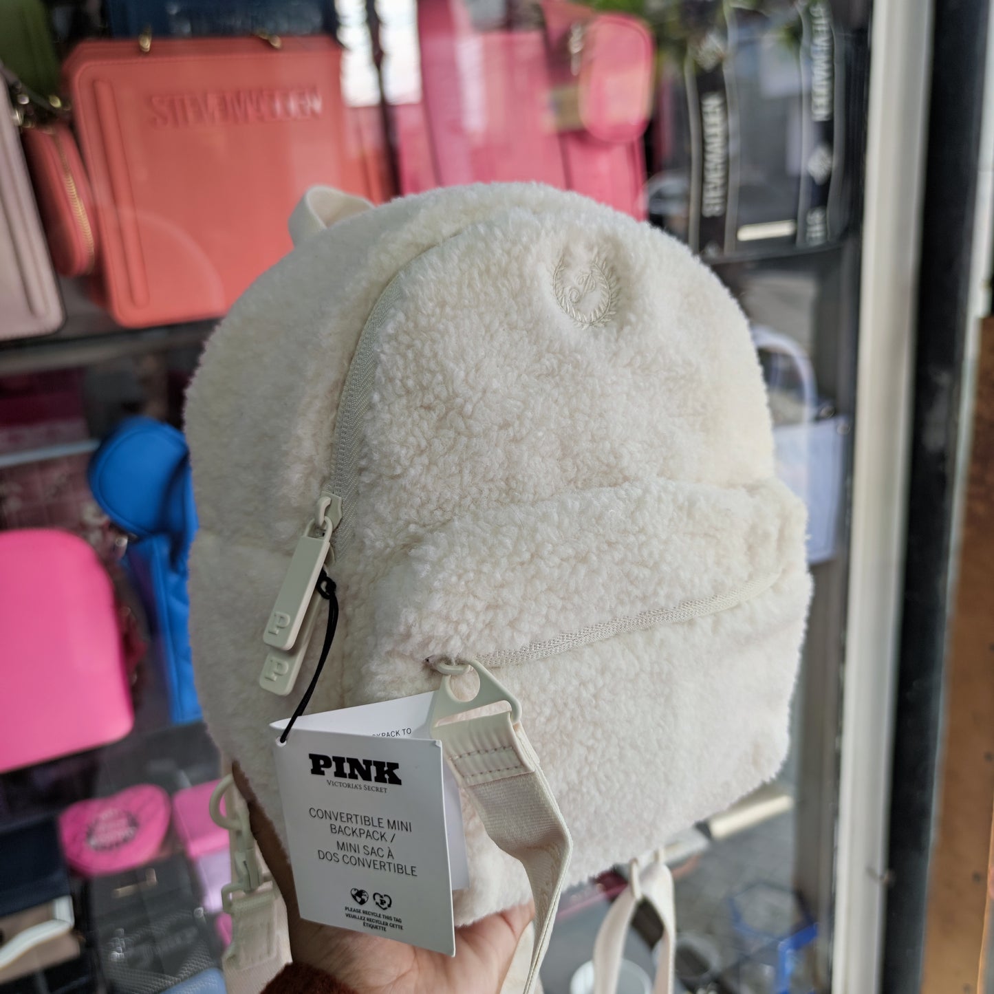 Mochila convertible crossbody PINK