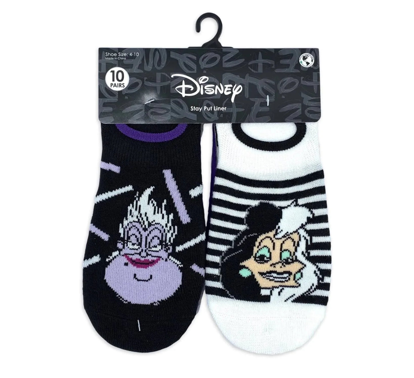 10 pares calcetas Villanas Disney 36-41 eur