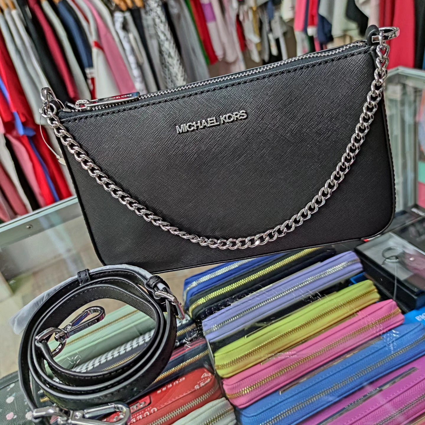 Crossbody/cartera corta Michael Kors