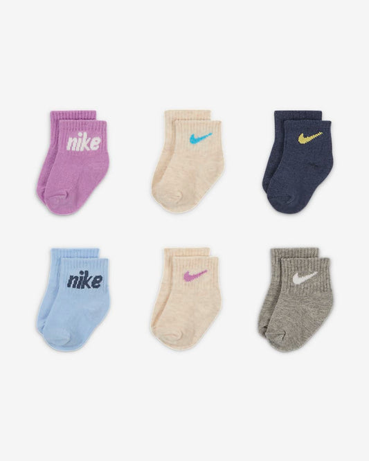 6 pares calcetas Nike 12/24 meses