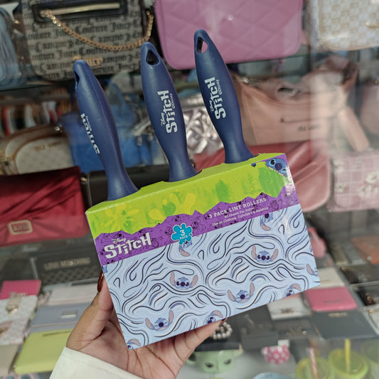 3-pack Saca pelusas Stitch