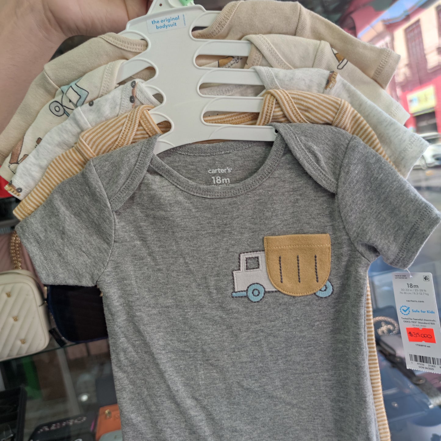 Set bodysuit Carters talla 18 meses