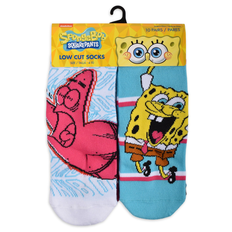 10 pares calcetas Bob esponja 36-41 eur