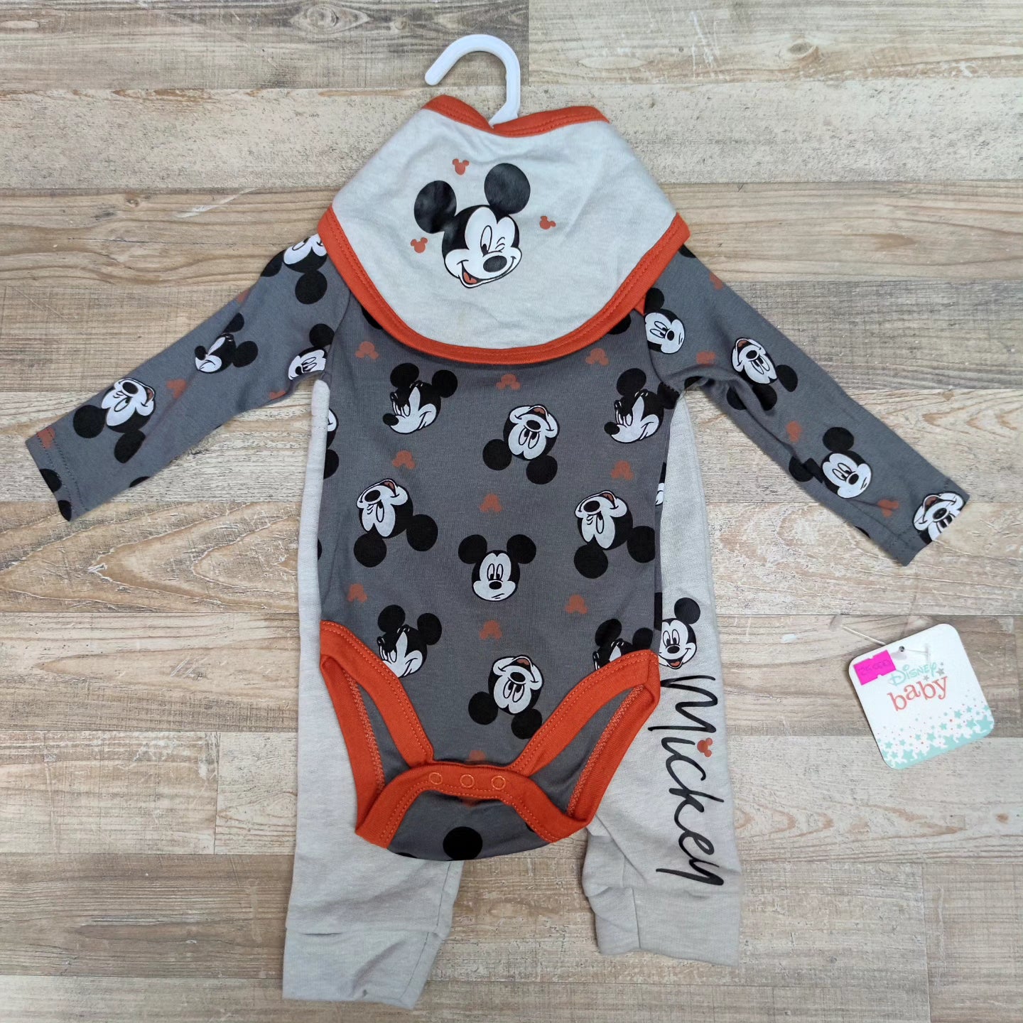 Set 3 piezas conjunto Disney talla 0/3-3/6-6/9 meses