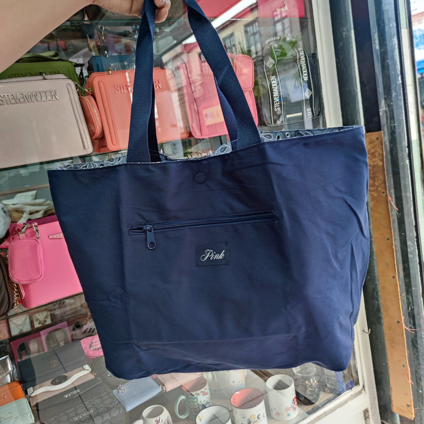 Tote PINK reversible