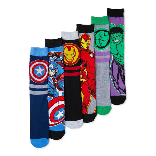 6 pares calcetas Marvel hombre 39-46 eur