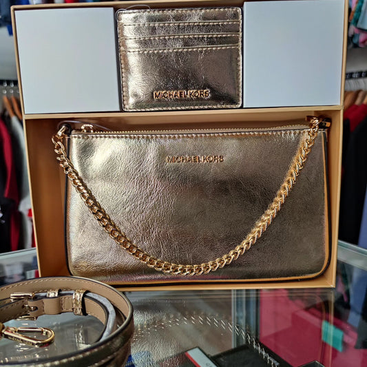 Crossbody+tarjetero Michael Kors