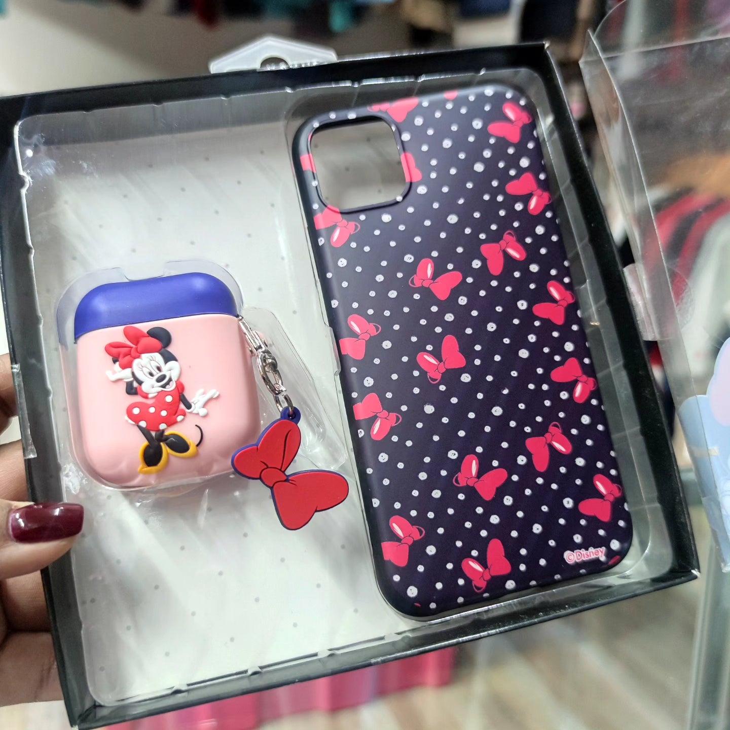 Carcasa+porta airpod Minnie mouse Disney iphone11