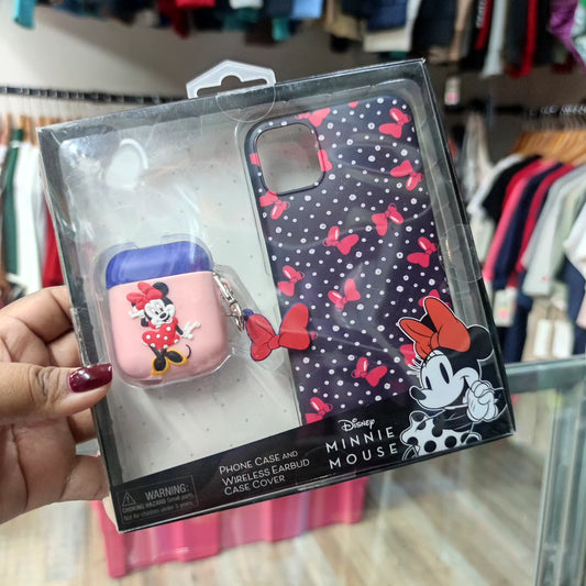 Carcasa+porta airpod Minnie mouse Disney iphone11