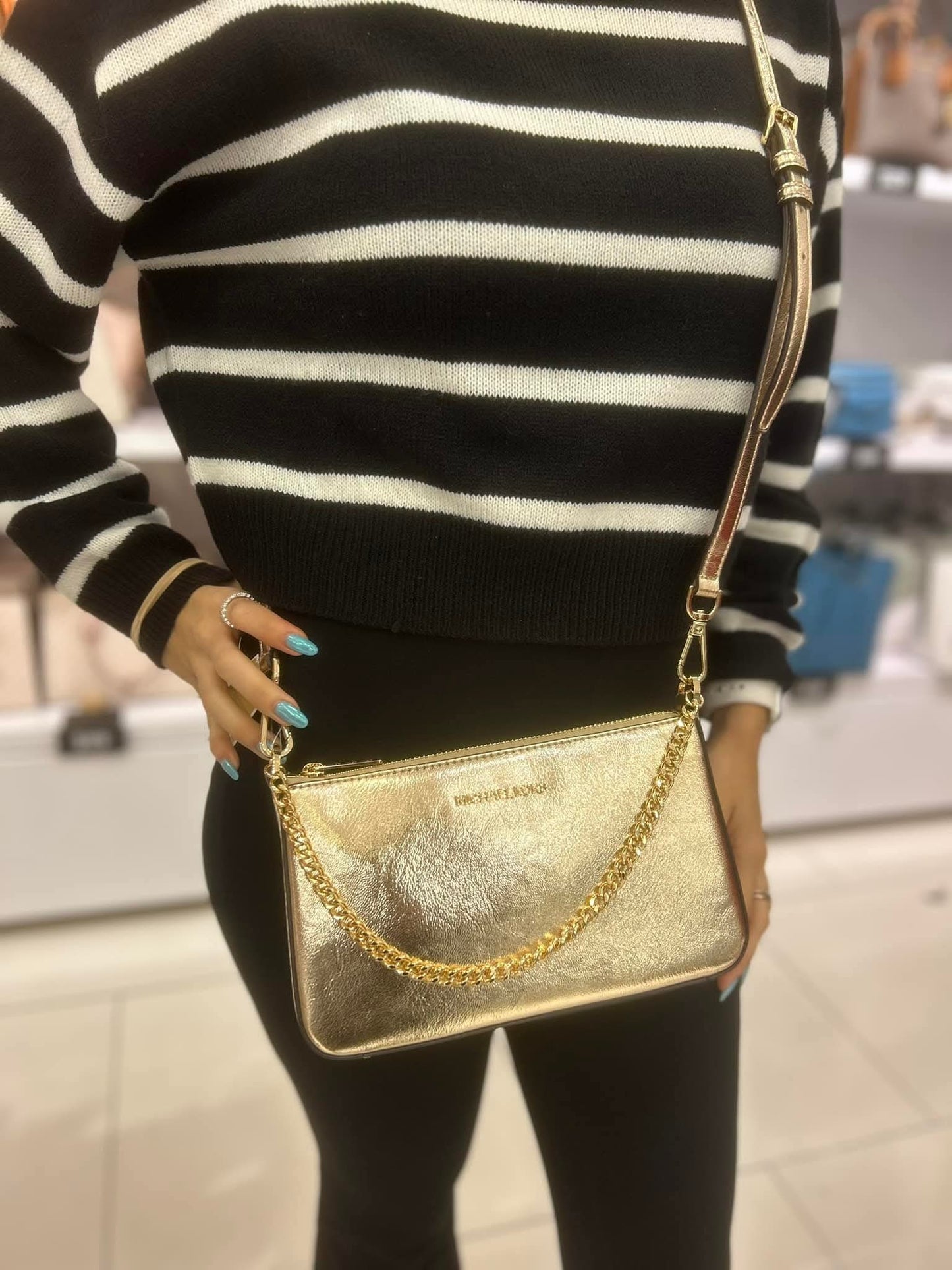 Crossbody+tarjetero Michael Kors
