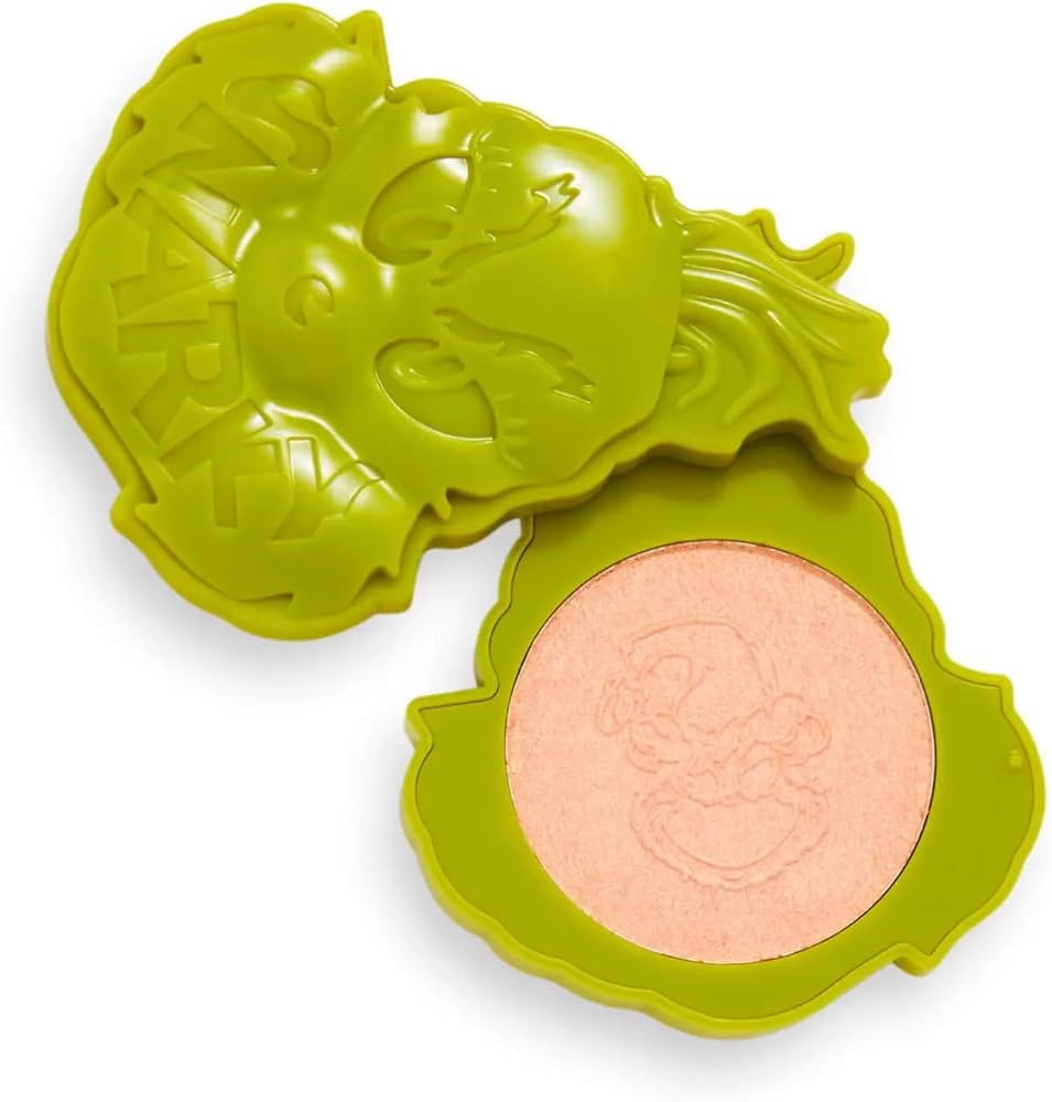 Iluminador espejo Makeup revolution x Grinch