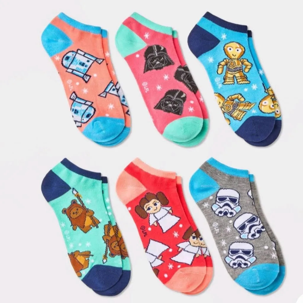 6 pares calcetas Star wars 36-41 eur