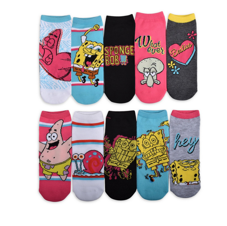 10 pares calcetas Bob esponja 36-41 eur